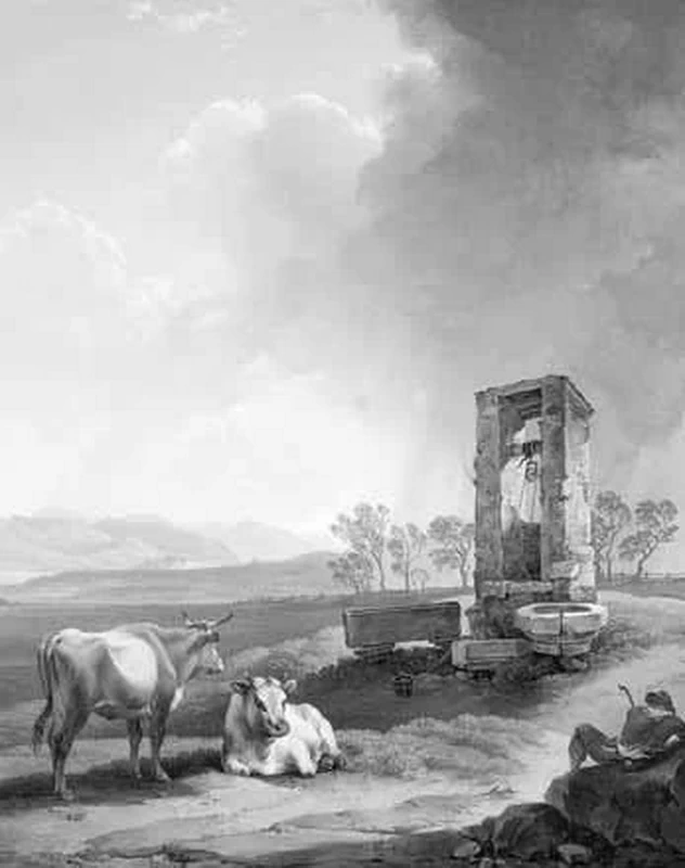 Luigi Basiletti-7-Paesaggio della campagna romana-Civici Musei d'Arte, Brescia